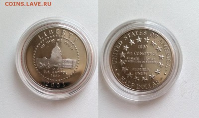 2 доллара 2001 50 центов P Капитолий UNC - l