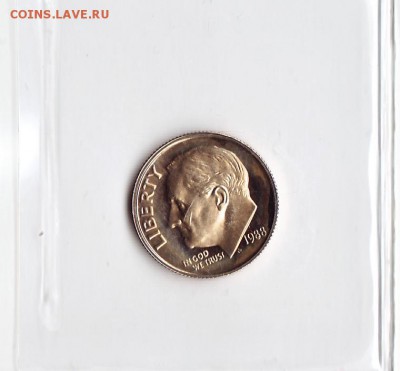 США, 10 центов 1988 года, Сан-Франциско, S до 11-03-2018 - 10-2