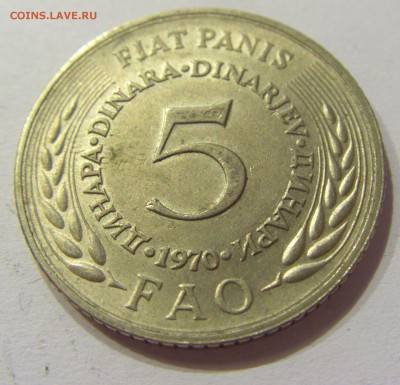 5 динар 1970 ФАО Югославия №1 12.03.2018 22:00 МСК - CIMG4850.JPG