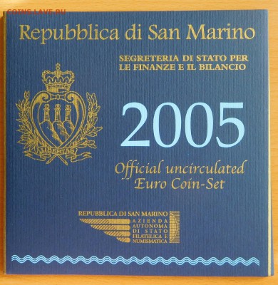 Официальный набор Сан Марино 2005 BU  до 14.03.18 22:00 - 2005 (1).JPG