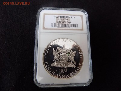 Тринидад и Тобаго 10$ 1972 г. PF 67 в слабе NGC до 18.03 - DSCN1401.JPG