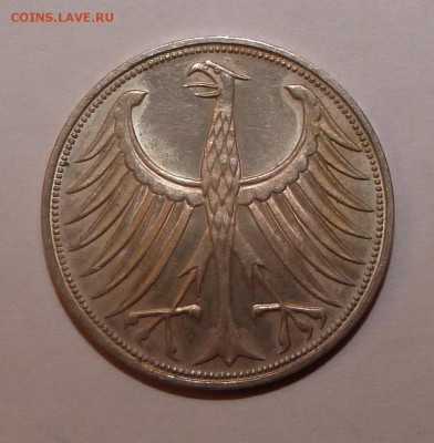 5 марок 1972г., ФРГ, серебро- до 22.03.18 в 22.00 - P1070456.JPG