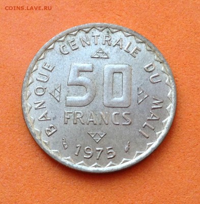 Мали 50 франков, 1975г, до 25.03.18г - image-16-03-18-15-43-27