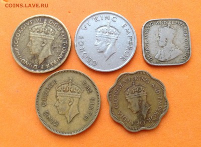 Брит Индия , Цейлон, Брит Западная Африка 5 монет 25.03.18г - image-16-03-18-15-43-32