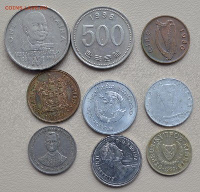 Иностранные монеты, животные, 9 монет, до 31.03 - животные1
