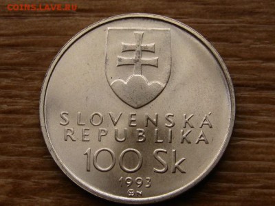 Словакия 100 крон 1993 Ag независимость до 31.03.18 в 15.00М - IMG_2124.JPG