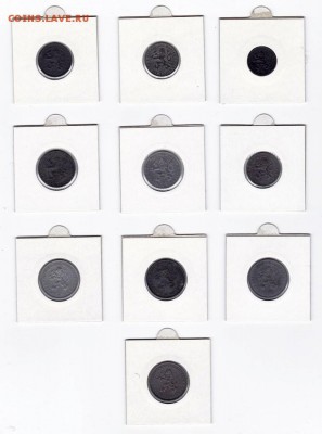 Протекторат Богемии и Моравии (1939 - 1945) 10 монет разные - IMG_20180329_0014