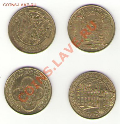 Монеты (Мира, России, СССР) жетоны, боны на обмен - unusual1