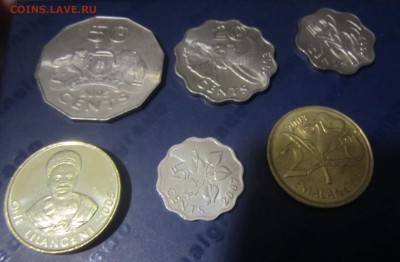 Свазиленд - набор монет разного наминала UNC - 6 штук - IMG_0274