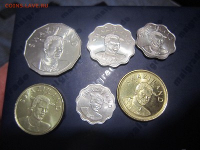 Свазиленд - набор монет разного наминала UNC - 6 штук - IMG_0272