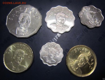 Свазиленд - набор монет разного наминала UNC - 6 штук - IMG_0271