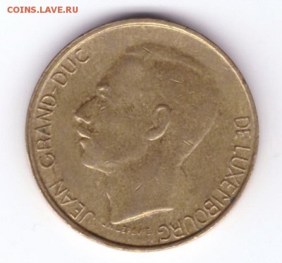 Люксембург 5 франков 1987 до 22-05 05.04.2018 - 11б