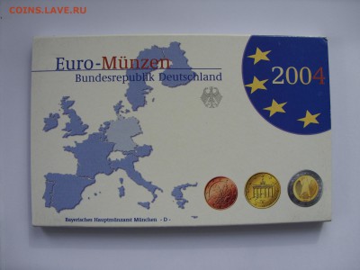 Распродажа. Набор евро Германии 2004 D Munchen. С 1 рубля. - SDC11861.JPG