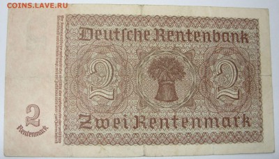 2 марки Германия 1937 3 рейх. Старт 100 рублей. - 2 марки Германия 1937 3 рейх - 2