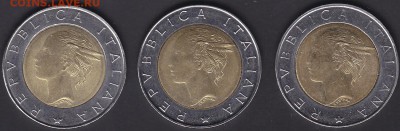 Италия 500 лир юбилейка 3 монеты 1996,97,98 до 3.05 22:10мск - IMG_0003