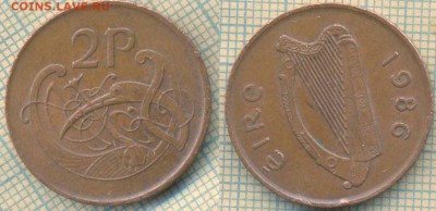 Ирландия 2 пенни 1986 г., до 12.05.0018 г. 22.00 по Москве - Ирландия 2 пенни 1986  865