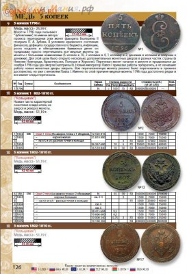 Нумизмания Каталог монет России 1700-1917, 2018 год, фикс - 126