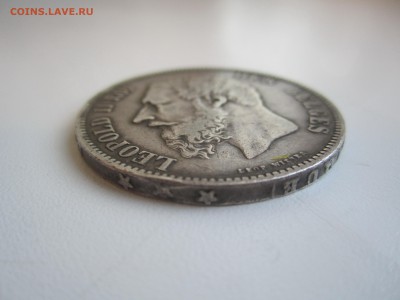 Бельгия, 5 франков 1868 с 1300 руб. до 20.05.18 20.00МСК - IMG_5013.JPG