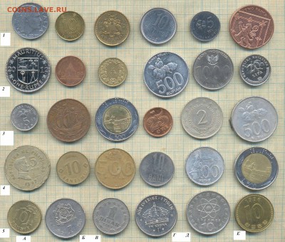 Иностр. монеты, фикс 1., 1 монета - 10 руб - 10 1
