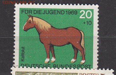ФРГ 1969 кони 1м - 412