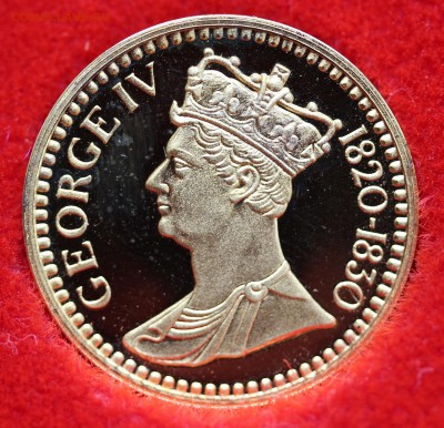 Набор настольных медалей "Короли Англии" - 12 Георг IV А.JPG