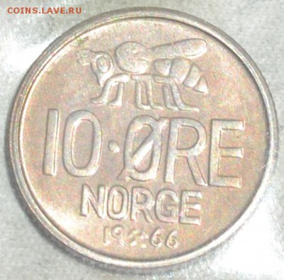 Норвегия 10 эре 1966 . 06. 06. 2018. в 22 - 00. - DSC_0172
