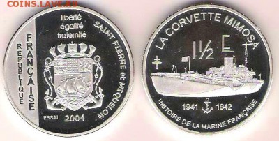 Заморское сообщество Сен-Пьер и Микелон - Saint Pierre & Miquelon €1.5 2004 (2)