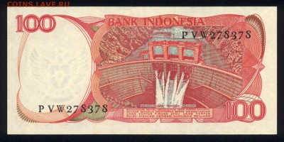 Индонезия 100 рупий 1984 unc  16.06.18 22:00 мск - 1
