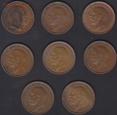 Великобритания фартинг 1909-1936  8 монет до 21.06 22:10 мск - IMG_0034
