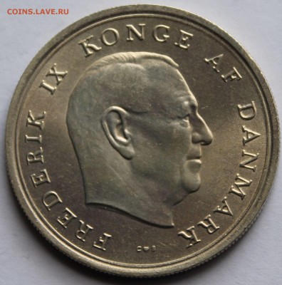 Дания. 10 крон 1967. Серебро - 3