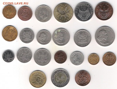 22 монеты Африки с 1 рубля. До 28.06 в 22.10 - Африка 22 монеты.