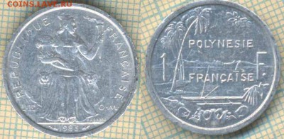 Французская Полинезия 1 франк 1983 г. , до 05.07.2018 г. 22. - Французская Полинезия 1 франк 1983  1561
