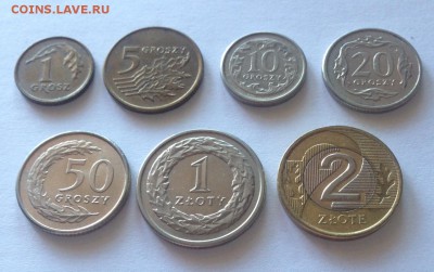 Польша - 7 монет , до 08.07.18г. - польша