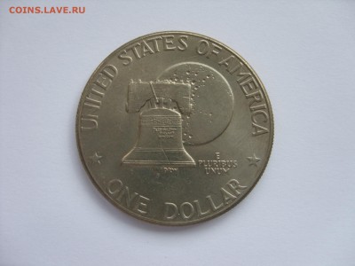 1 доллар США Колокол 1976. Старт 100 рублей. - 1 доллар США Колокол 1976 - 1.JPG