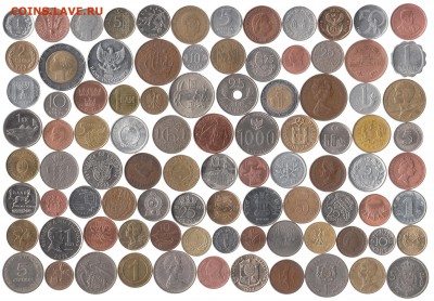 монеты иностранные 92 шт. до 13.07 в 22.00 - 2