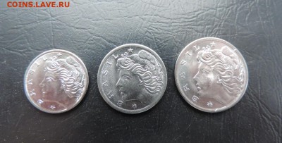 Набор монет Бразилии 1975, номиналы 1, 2, и 5 сентаво, FAO - Бразилия 1,2,5, сентавос FAO 1975г., В..JPG