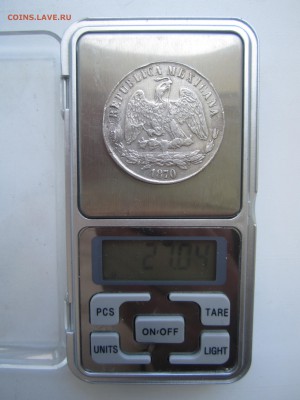 Мексика, 1 песо 1870 с 2300 ₽ до 22.07.18 22.00 МСК - IMG_2072.JPG