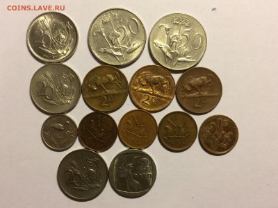 Западная Африка,ЮАР, сейшелы (25 монет) - image