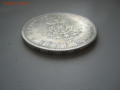 Пруссия, 5 марок 1876 с 2000 ₽ до 29.07.18 22.00 МСК - IMG_8289.JPG
