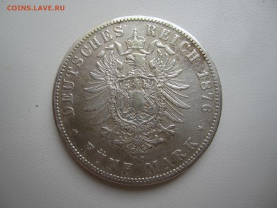 Пруссия, 5 марок 1876 с 2000 ₽ до 29.07.18 22.00 МСК - IMG_8285.JPG