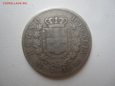 Италия, 1 лира 1863 с 250 ₽ до 5.08.18 22.00 МСК - IMG_6842.JPG