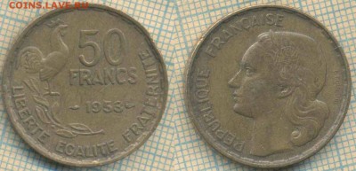 Франция 50 франков 1953 г., до 09.08.2018 г. 22.00 по Москве - Франция 50 франков 1953  3151