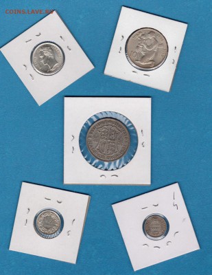 Монеты мира серебро - world coins1
