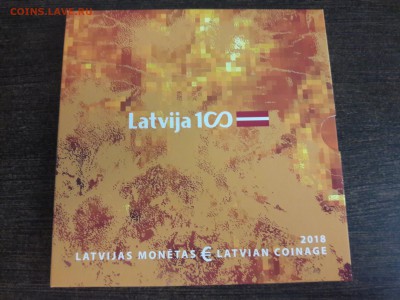 Официальный набор евро Латвия 2018 (тираж 7000 шт) 16.08.18 - 20180513_193516