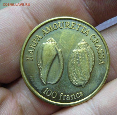 Франция остров Виллис и Фортуна 100 франков 2011  - 18-08 - 22