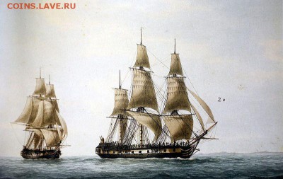 Фрегат «Поиск» («La Recherche») был построен в Байоне. Спущен на воду в октябре 1787 г. Первое его имя было «Truite».Технические характеристики:водоизмещение — 400 тонндлина- 36,4 мширина — 9,1 мосадка — 3,9 мэкипаж — 200вооружение — 12 6-ти фунтовых пушек«Надежда» и «Поиск» были захвачены голландцами в Сурабае на острове Ява и возвращены Франции только в феврале 1794 г. В сентябре того же года «Надежда» и «Поиск» были проданы обратно голландцам и через 2 месяца пущены на слом. - Recherche-Esperance