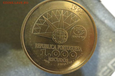 Португалия 1000 эскудо, 1998 серебро до 22.08.18 22.00 - IMG_1361.JPG