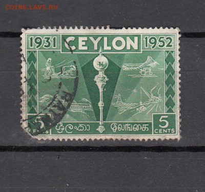 Цейлон 1952 1м - 438