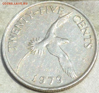 Бермудские острова 25 центов 1979. 27. 08. 2018. в 22 - 00. - DSC_0875