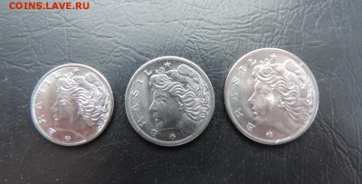Набор монет Бразилии, номиналы 1, 2, и 5 сентаво, FAO - Бразилия 1, 2, 5 сентавос FAO 1975г. В..JPG